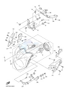 XJ6NA 600 XJ6-N (NAKED, ABS) (36BB 36BC) drawing HEADLIGHT