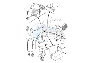 YP MAJESTY 250 drawing BATTERY