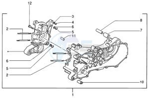 NRG 50 MC3 DT drawing Crankcase