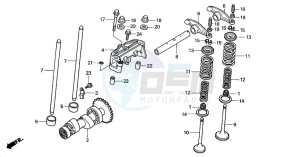 TRX350FE FOURTRAX 350 4X4ES drawing CAMSHAFT