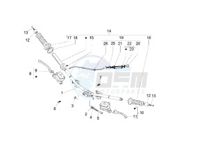 Runner VX 4T 125 drawing Handlebar