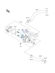 KAF 620 E [MULE 3010 4X4] (E6F-E8F) E8F drawing AIR CLEANER