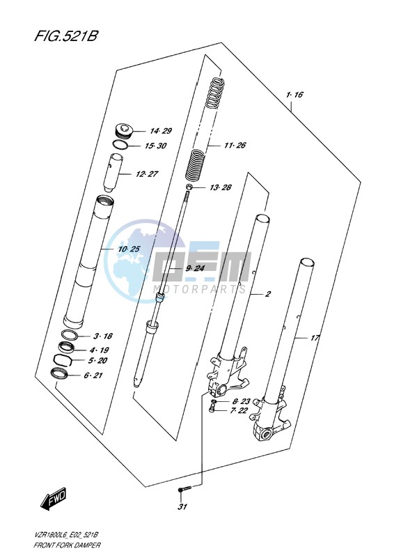 FRONT FORK DAMPER (UK)