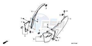 XL700V9 UK - (E / MKH) drawing SIDE COVER