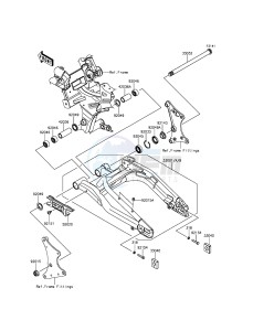 ER-6N_ABS ER650FFF XX (EU ME A(FRICA) drawing Swingarm