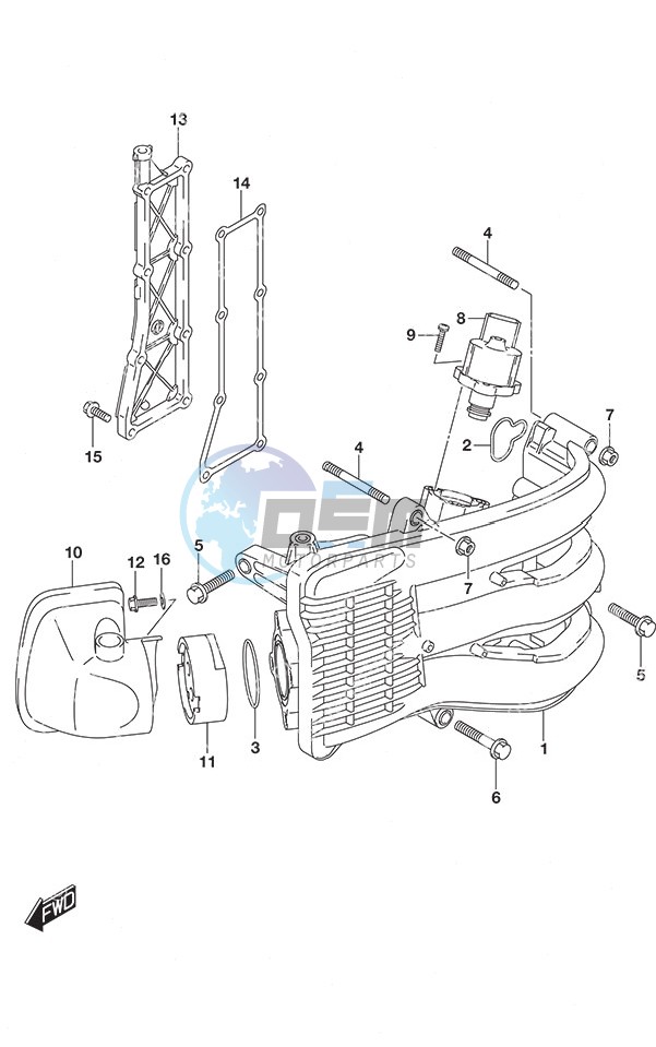 Intake Manifold/ Silencer/Exhaust Cover