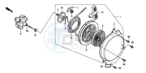 TRX500FM drawing RECOIL STARTER