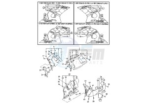 YZF R6 600 drawing COWLING 2 MY01