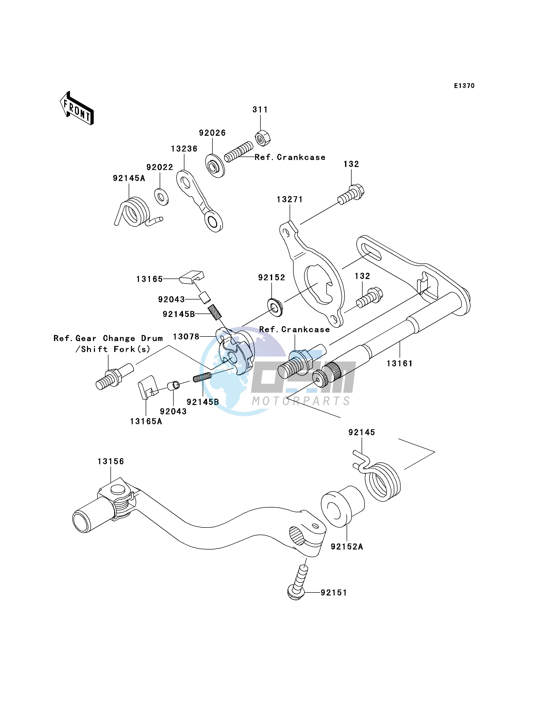 GEAR CHANGE MECHANISM