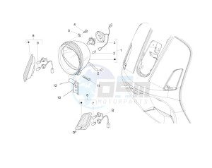 LXV 50 4T 2V 25 Kmh B-NL drawing Head lights - Turn signal lamps