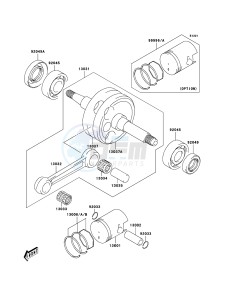 KFX50 KSF50-A3 EU drawing Crankshaft