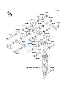 KX85 / KX85 II KX85A7F EU drawing Suspension