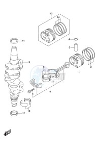 DF 40A drawing Crankshaft