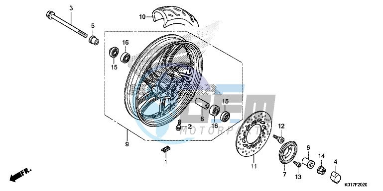 FRONT WHEEL