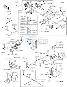 MULE PRO-DX KAF1000EJF EU drawing Chassis Electrical Equipment