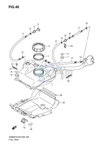 AN650 (E3-E28) Burgman drawing FUEL TANK