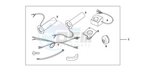 VT750CA9 Australia - (U / MME ST) drawing GRIP HEATER CUSTOM'S