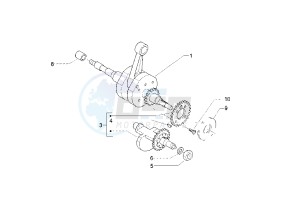 Beverly 500 drawing Crankshaft