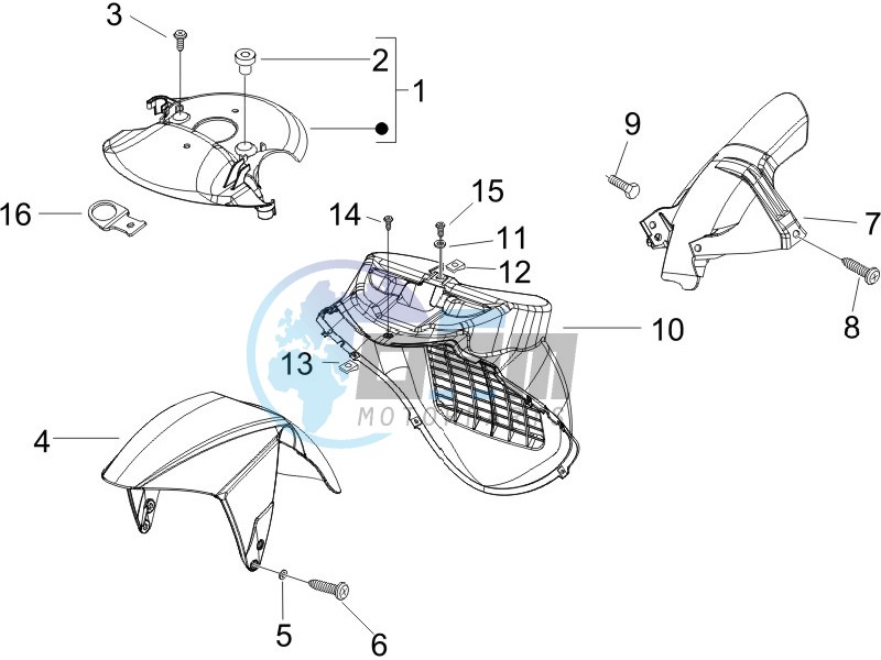 Wheel housing - Mudguard