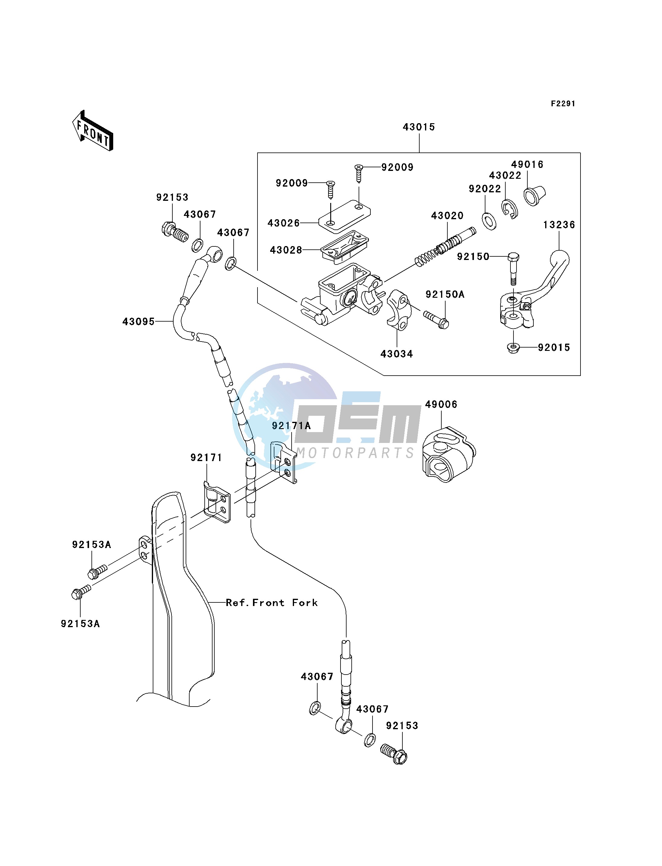 FRONT MASTER CYLINDER