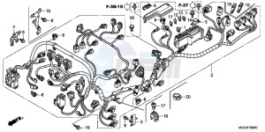 VFR1200FDD VFR1200F Dual Clutch UK - (E) drawing WIRE HARNESS