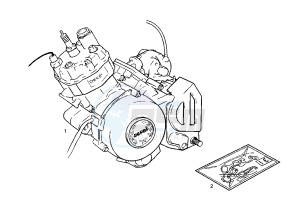 SENDA SM DRD E1 E1R - 50 cc drawing ENGINE ASSY