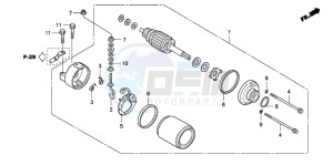 CBF1000 drawing STARTING MOTOR