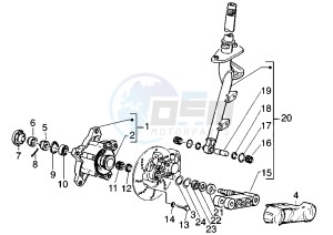 ET2 INIEZIONE 50 drawing Front Fork