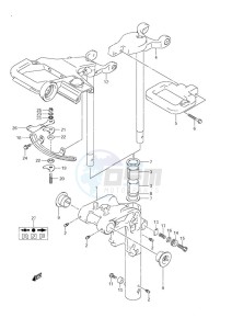 DF 9.9 drawing Swivel Bracket Power Tilt/Tiller Handle