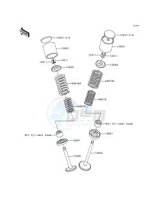 KZ 1000 P [POLICE 1000] (P15-P19) [POLICE 1000] drawing VALVE-- S- -