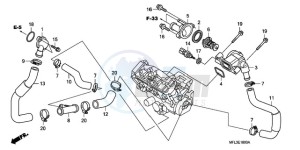 CBR1000RA9 UK - (E / ABS MKH MME REP) drawing THERMOSTAT