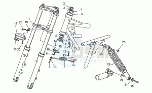 S 1000 drawing Front/rear shock absorber