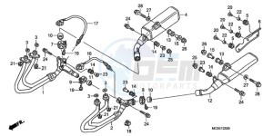 ST13009 Europe Direct - (ED / MME) drawing EXHAUST MUFFLER