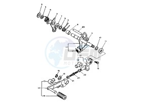 XV VIRAGO 750 drawing SHIFT SHAFT