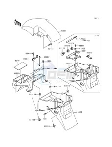 ZR 750 F [ZR-7] (F1) drawing FENDERS