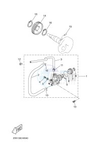 YN50E (2DK1 2DK1 2DK1 2DK1) drawing OIL PUMP