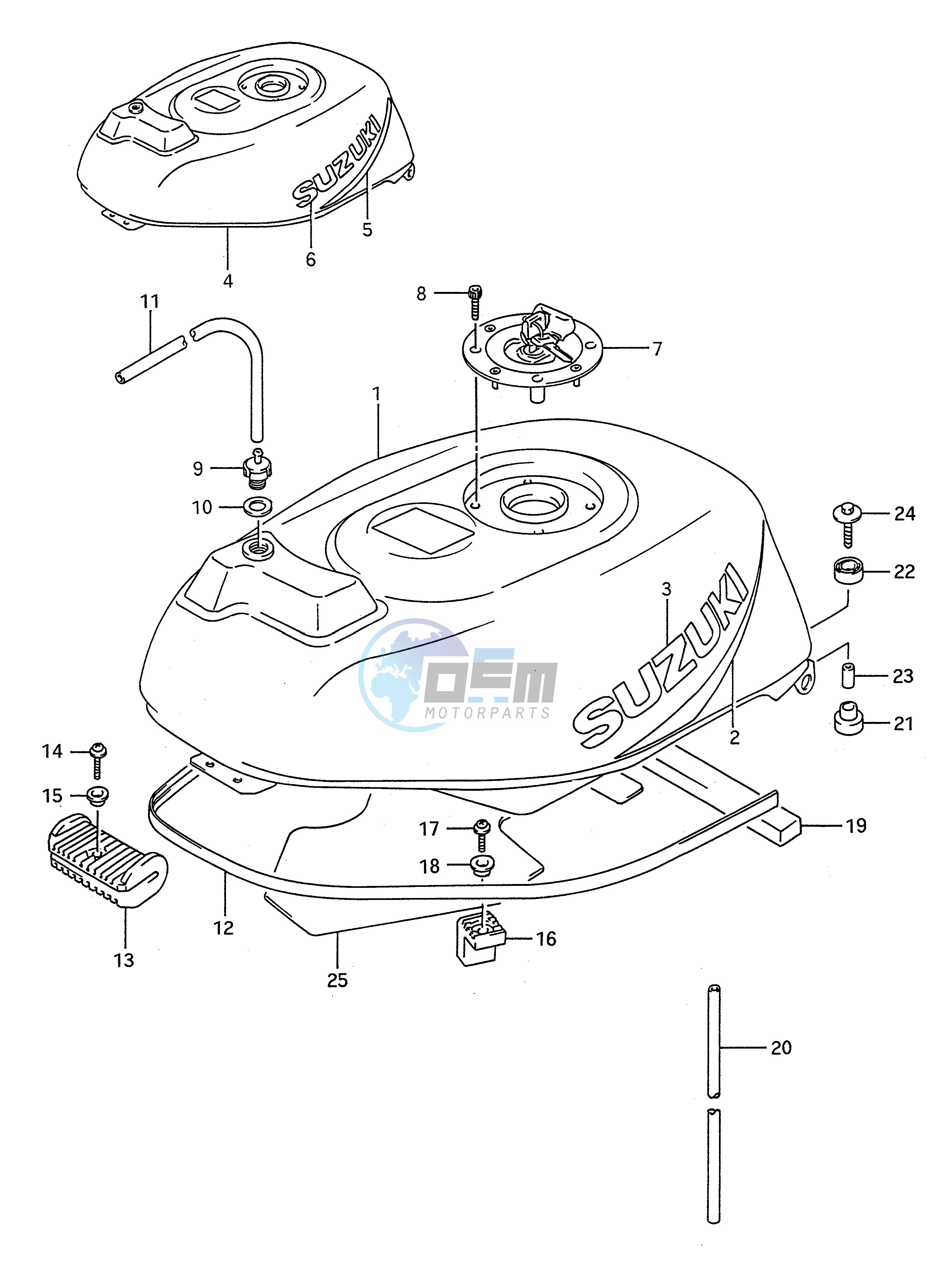 FUEL TANK (MODEL M)