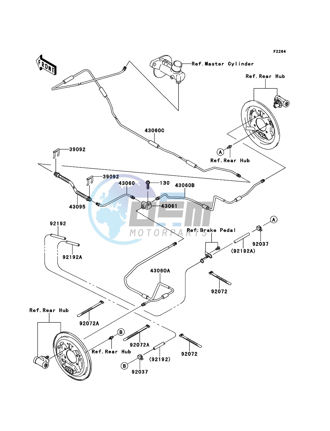 Rear Brake Piping