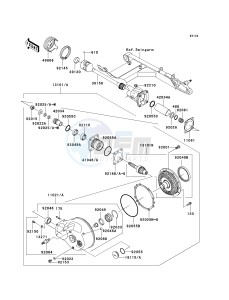 VN 1600 B [VULCAN 1600 MEAN STREAK] (B6F-B8FA) B7F drawing DRIVE SHAFT_FINAL GEAR