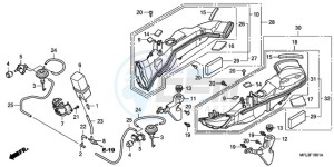 CBR1000RR9 Europe Direct - (ED / MME) drawing AIR INTAKE DUCT/SOLENOID VALVE