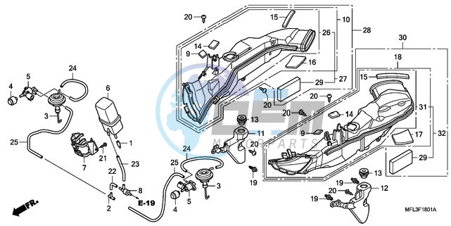 AIR INTAKE DUCT/SOLENOID VALVE