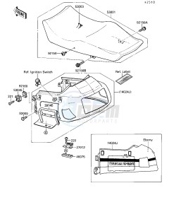 ZX 1000 B [NINJA ZX-10] (B3) [NINJA ZX-10] drawing SEAT