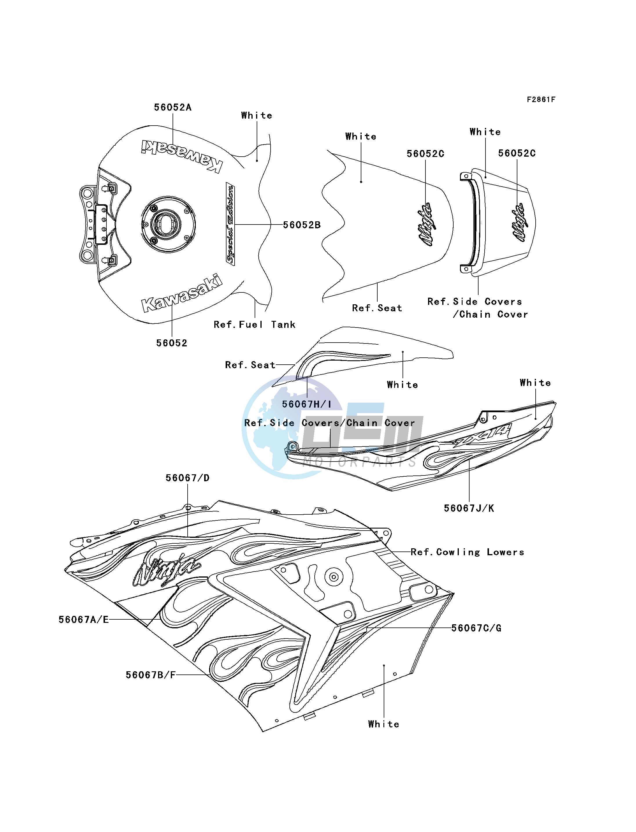 DECALS-- WHITE- --- A7FA- -