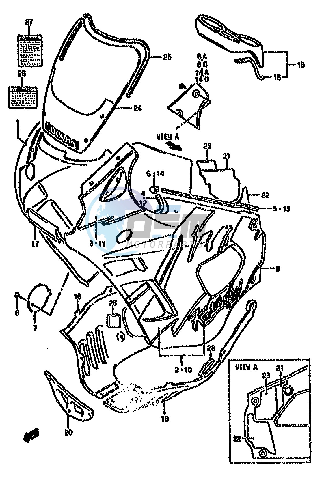 COWLING BODY (MODEL N E30)