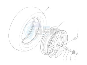 LX 150 4T ie USA drawing Rear Wheel