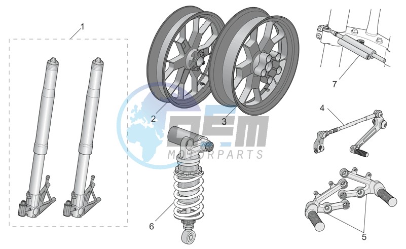 Acc. - cyclistic components