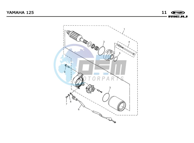 SUSPENSION  Yamaha 125 4t Euro 2