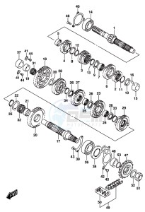 GSX-R1000 ARZ drawing TRANSMISSION