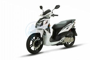 SYMPHONY SR 125 L7 drawing .COLOR INFO  0-5  WHITE (WH-006)