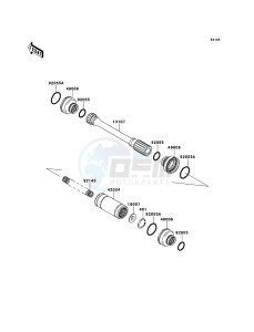 KVF750 4x4 KVF750LCF EU GB drawing Drive Shaft-Propeller